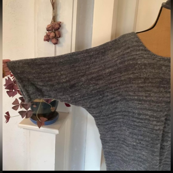 Wonderful Wool Sweater From Iceland In Heather Grey Shade - Picture 5 of 9